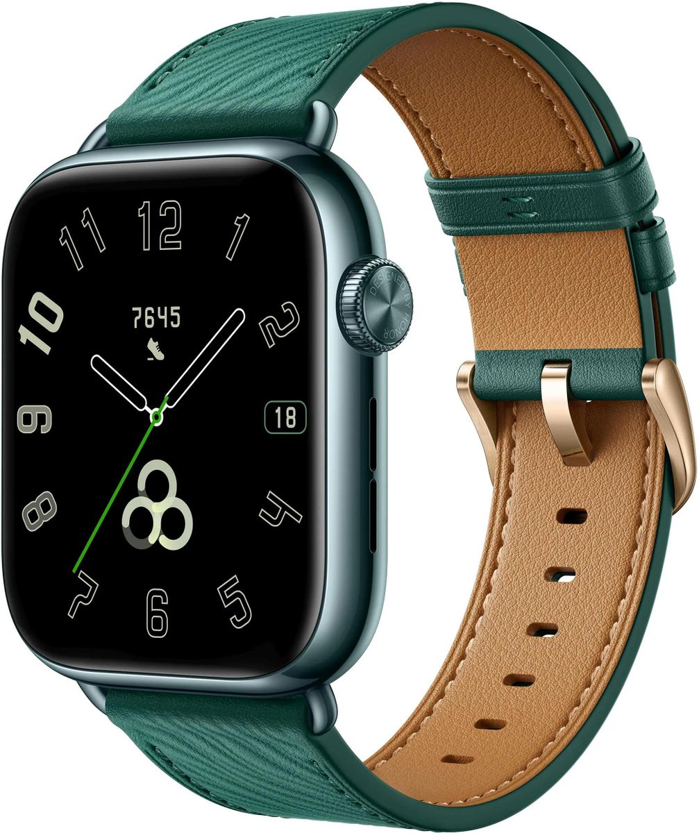 Смарт-часы Honor Watch 5 STL-B19,  1.85",  зеленый/зеленый [5502abgj]
